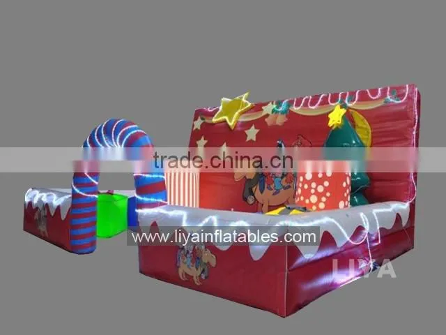 christmas toys of inflatable santa/santa claus for promotions activity
