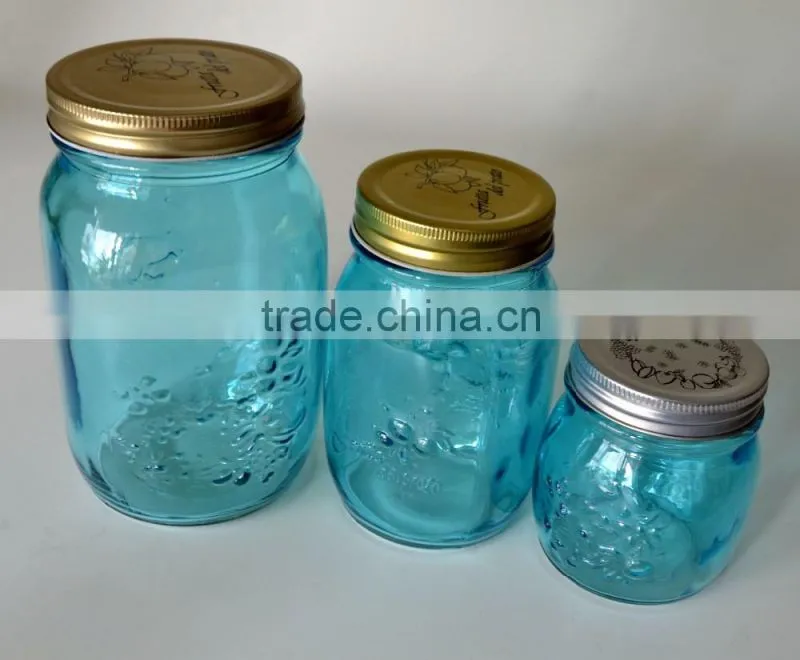 Hot Sale Borosilicate Glass Jar With Plastic Airtight Lid Glass Canister