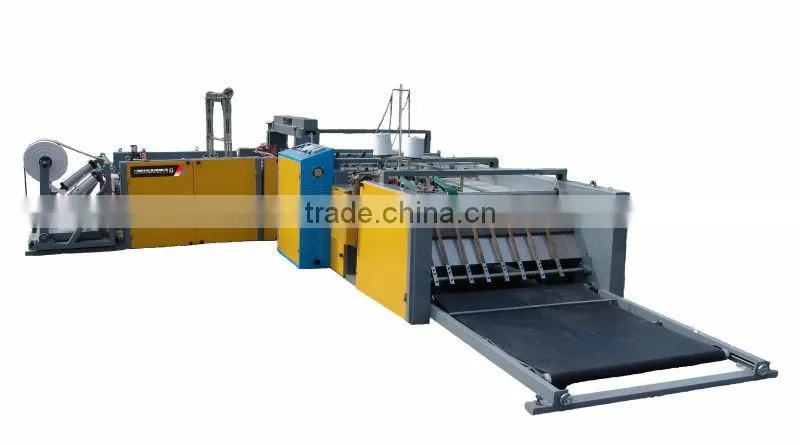 plastic PP woven bag cutting machine and sewing machine