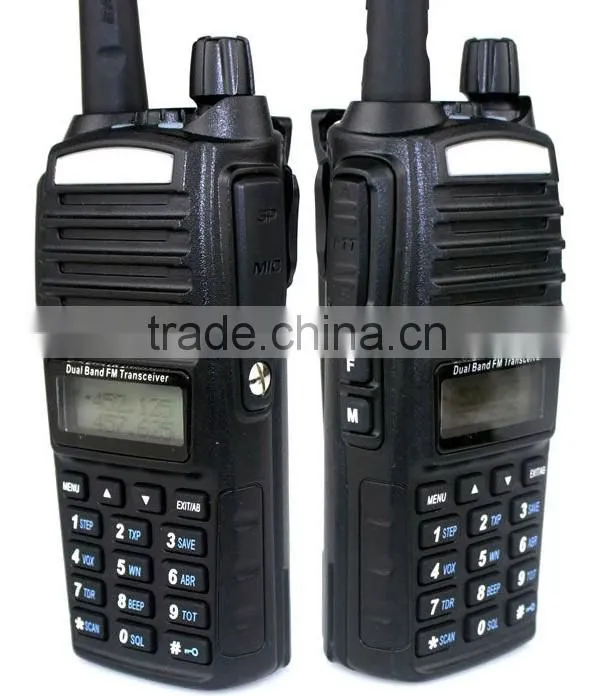 5W UHF/VHF baofeng dual band radio UV-82 handheld two way radio walkie talkie FM radio interphone
