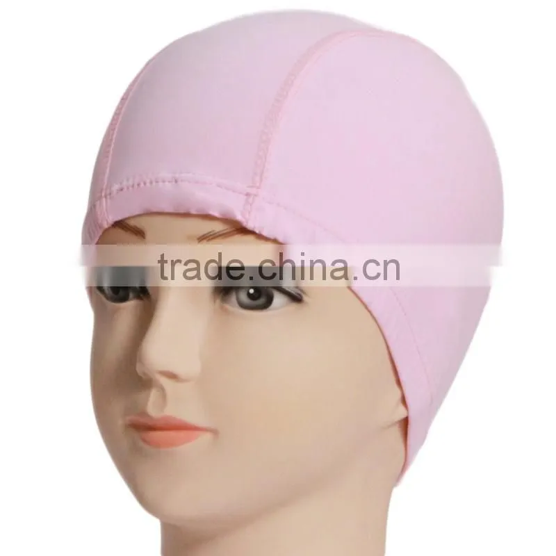 Low MOQ make a printing design your own funny adult custom silicone swim cap,silicon swimming cap