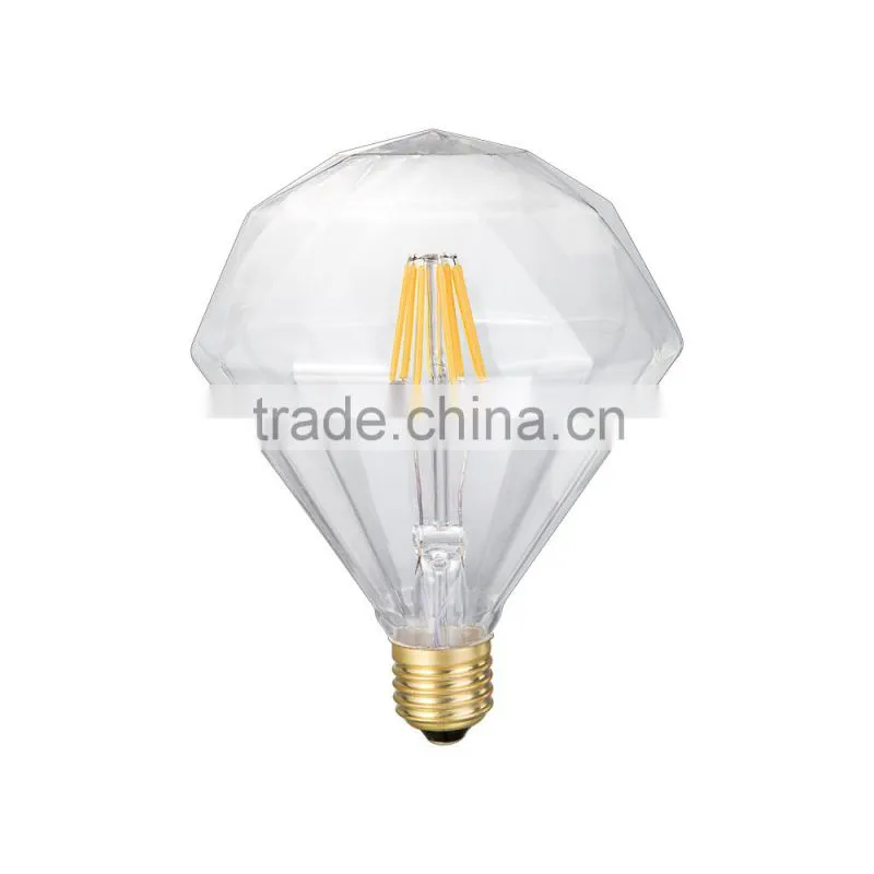 Customized newest filament LED bulb Diamond 4w decorative bulb