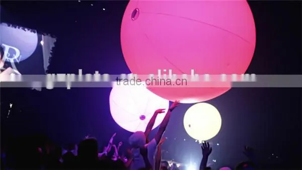 High quality inflatable zygotes interactive ball, PVC led inflatable crowd ball