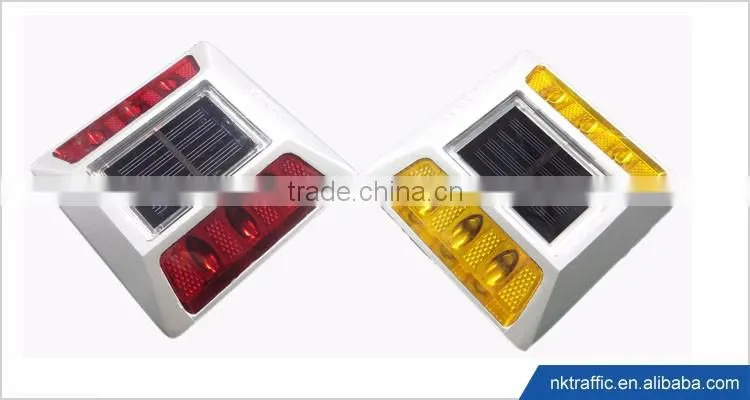 High Quality Reflective Flashing Aluminum LED Solar Cat Eyes Road Stud