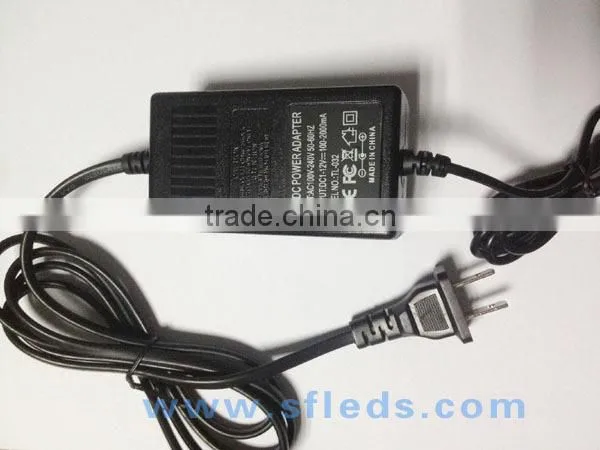 AC 100-240V to DC 1-12V (100-2000mA) US Plug Adjustable Voltage Power Supply Adapter for Led Strips Lights