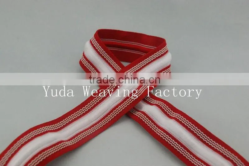 knitted elastic with a cord in the center