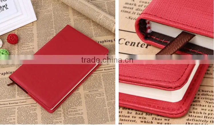 Factory Customized Leather Notebook Cover Faux Leather Notebook