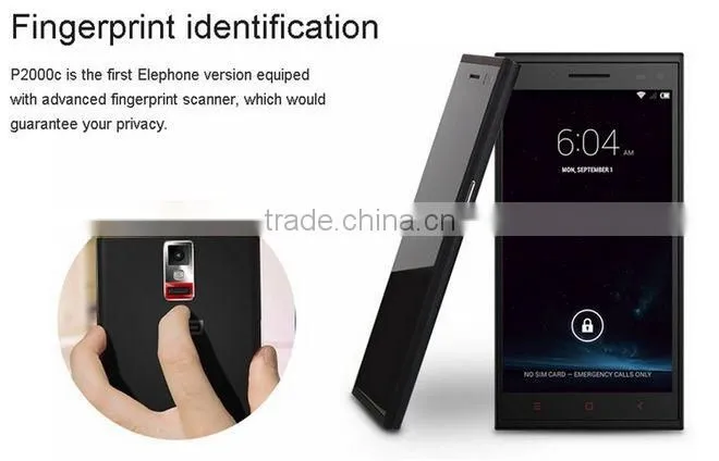 Elephone P2000C Smartphone Android 4.4 MTK6582 Finger Scanner NFC 5.5 Inch HD OGS