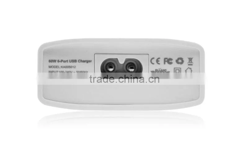 Usb charging hub muilt phone charge 6 port usb charger for cellphone with high quality