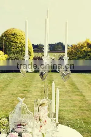 5 arms crystal candelabra