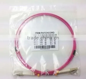 OM4 LC to LC Duplex fiber optic patch cord,OM4 fiber optic jumper/cables