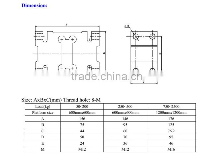 Aluminum load cell AM90R