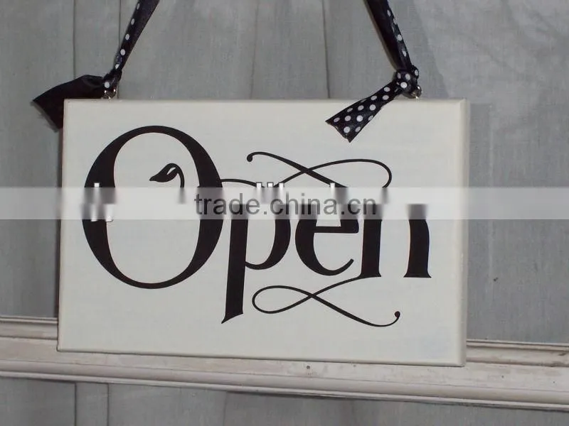 acrylic open closed door signs for shops