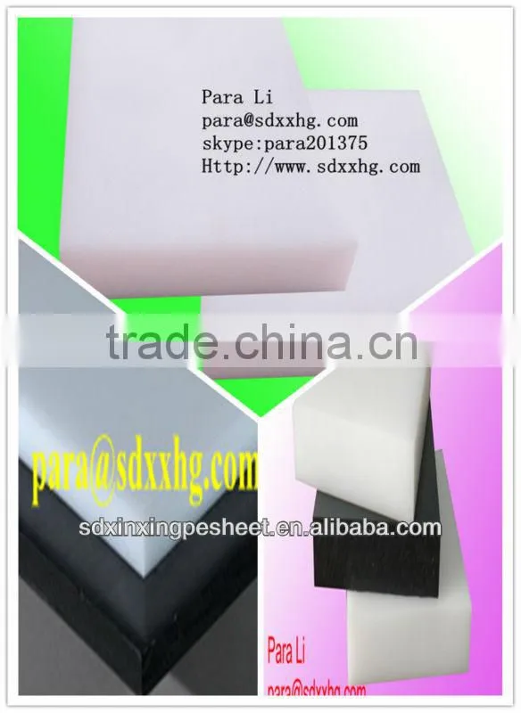 Latest 2014 wholesale china high density for flat HDPE sheet