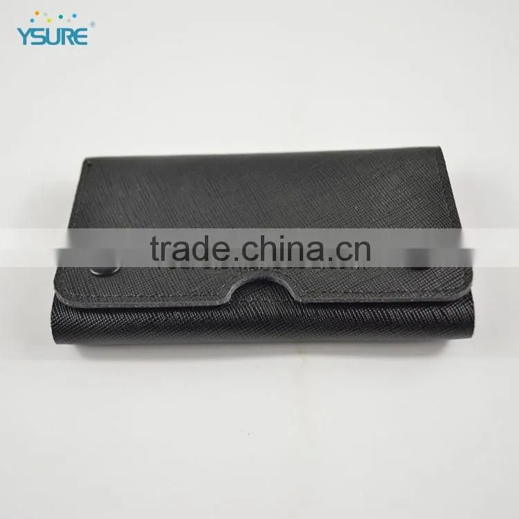 real leather case skin flip cover pouch wallet for iphone 4 4s