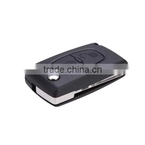 Flip Remote Key case shell for 207 307 307S 308 407 607 With 2 Buttons