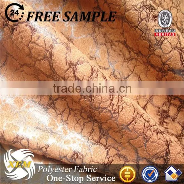 Micro Suede Fabric Bronzed for Home textile/suede fabric price