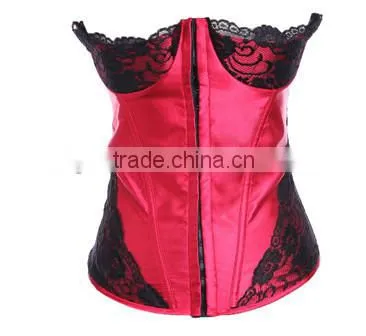 Vintage type factory price leopard patten new fashion sexy mature women corset