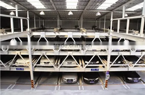 High efficiency and time saving lifting and sliding car parking system