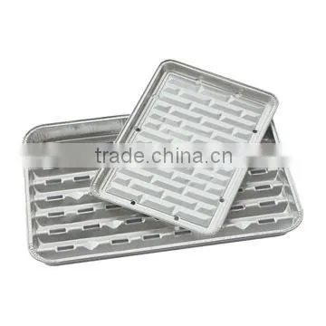 Disposable Foil BBQ/Roasting Tray 3/Pack
