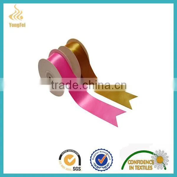 Satin woven edged ribbon