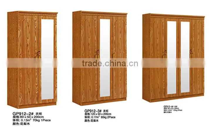 Hand Carved Wood Wardrobe Closet Cabinet With Storage