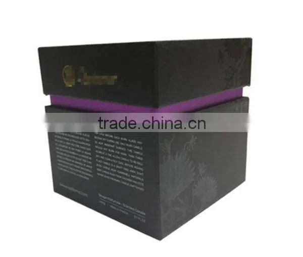 Custom kraft paper box for jewelry packaging with cotton filling inside