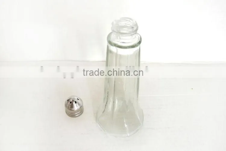 The pagoda shape glass pots for seasonings