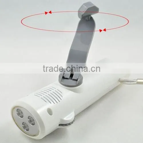 rechargeable led hand crank flashlight mini flashlights
