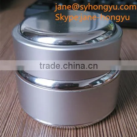 Empty Lid Aluminum Glass for Cosmetic Face Cream sealable Jar Pot Jars