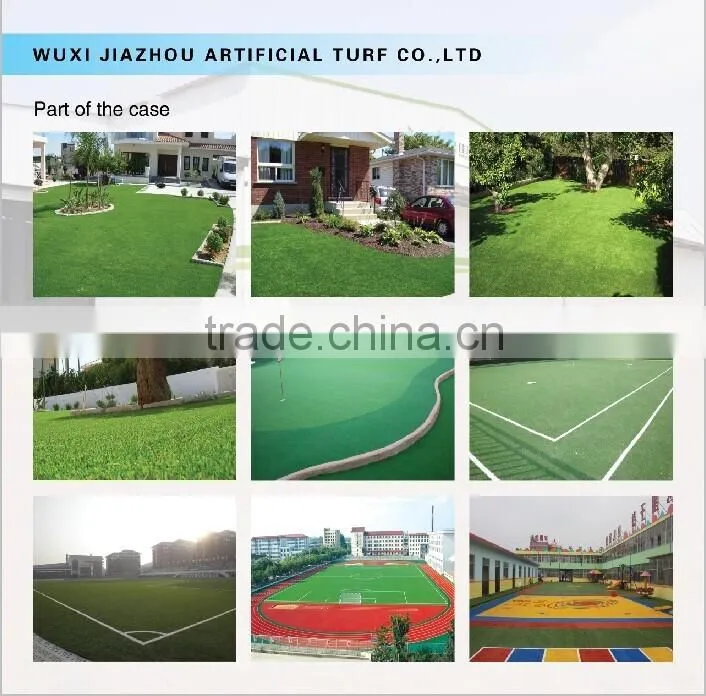 Fireproof SGS landscaping artificial turf carpet for gardens