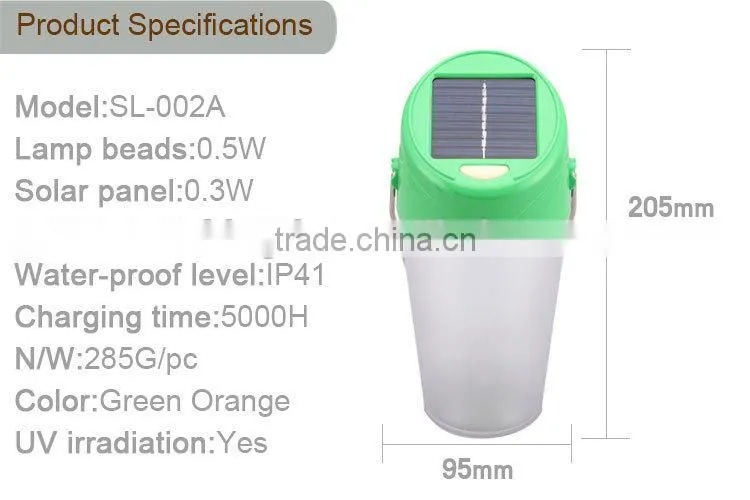 high quality portable High-efficiency powerful solar led lamp