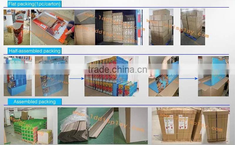 pos display stand for hanging spoon ,pos cardboard sidekick display stand ,pos cardboard sidekick display