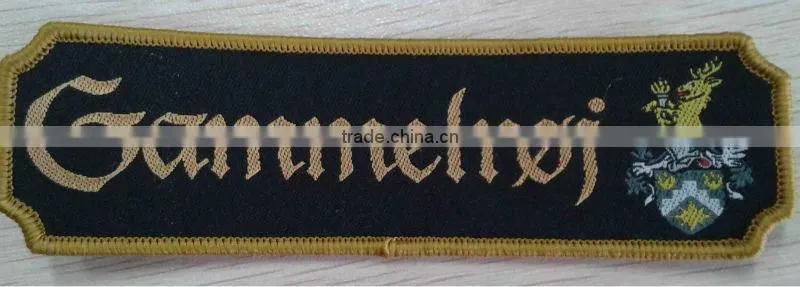 high quality cloth woven patch