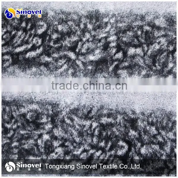 100% polyester PV fleece bonded suede fabric