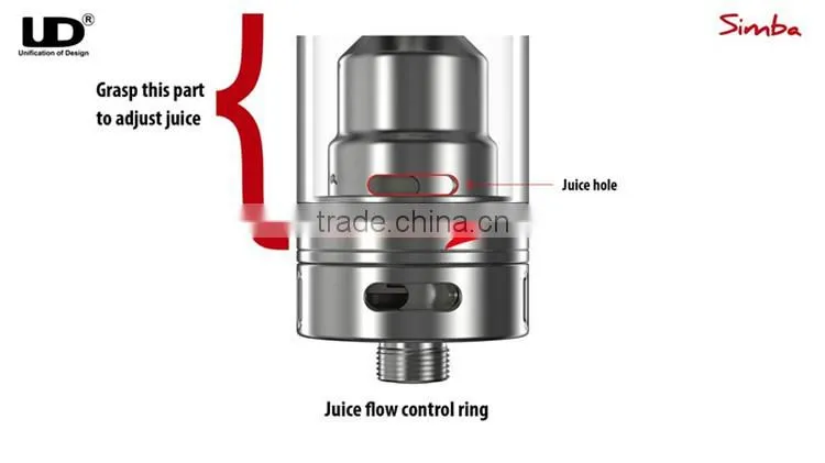 China UD 160g top filling rta tank atomizer 2016