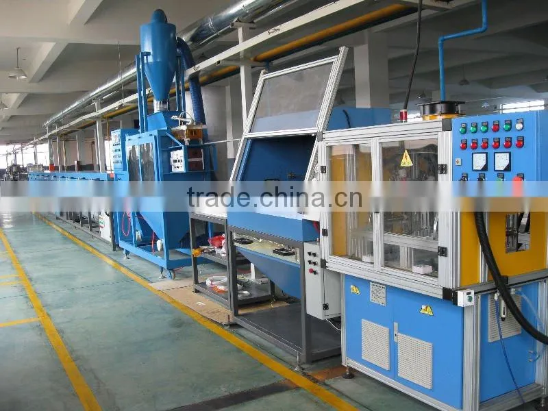 Electrostatic flocking rubber machine