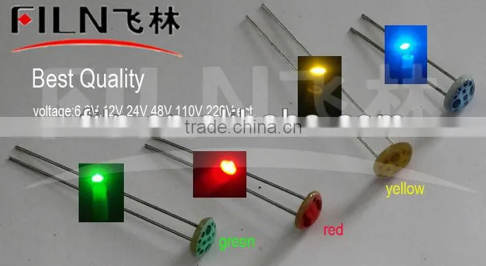 8mm led light indicator lamp light switch kit colourful motorcycle led tail light with turn signal