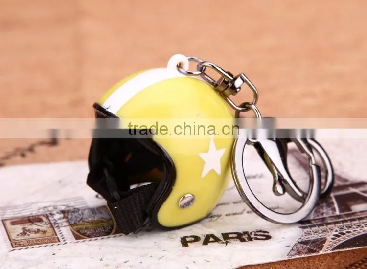 New motorcycle helmet custom keychain horseman keychain helmet keychain