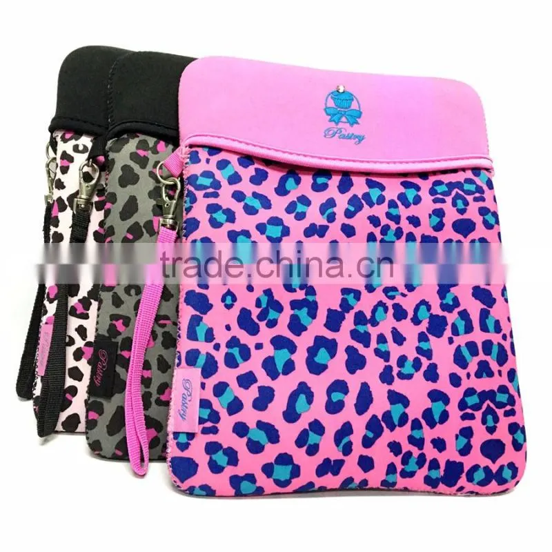 magnetic waterproof neoprene tablet bag with hand strap