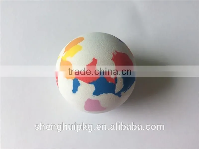 Hot sell cheap colorful eva foam ball toy gun eva ball promotional eva ball for kids playing