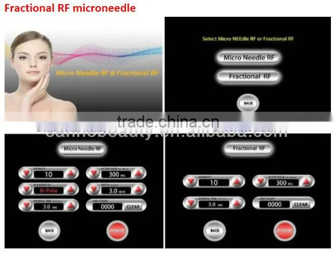 advanced technology face lift fractional microneedle rf machine