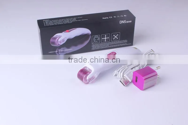 GTO brand Led vibrate derma roller with CE approved and competitive price professional use for hair removal and skin care