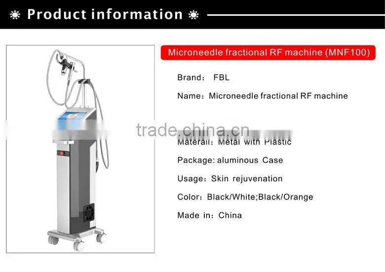 Newest Radiofrequency Microneedle Wrinkle Removal