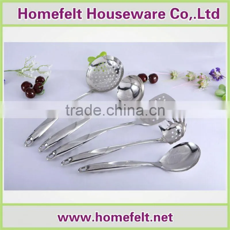 5pcs high quality Stainless steel kitchenwares kitchen utensils
