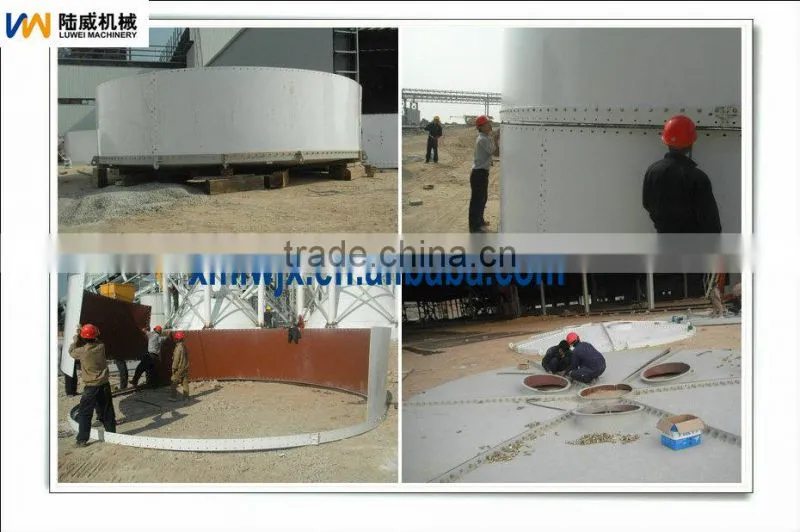 300T bolted type powder concrete silo for concrete batching plant