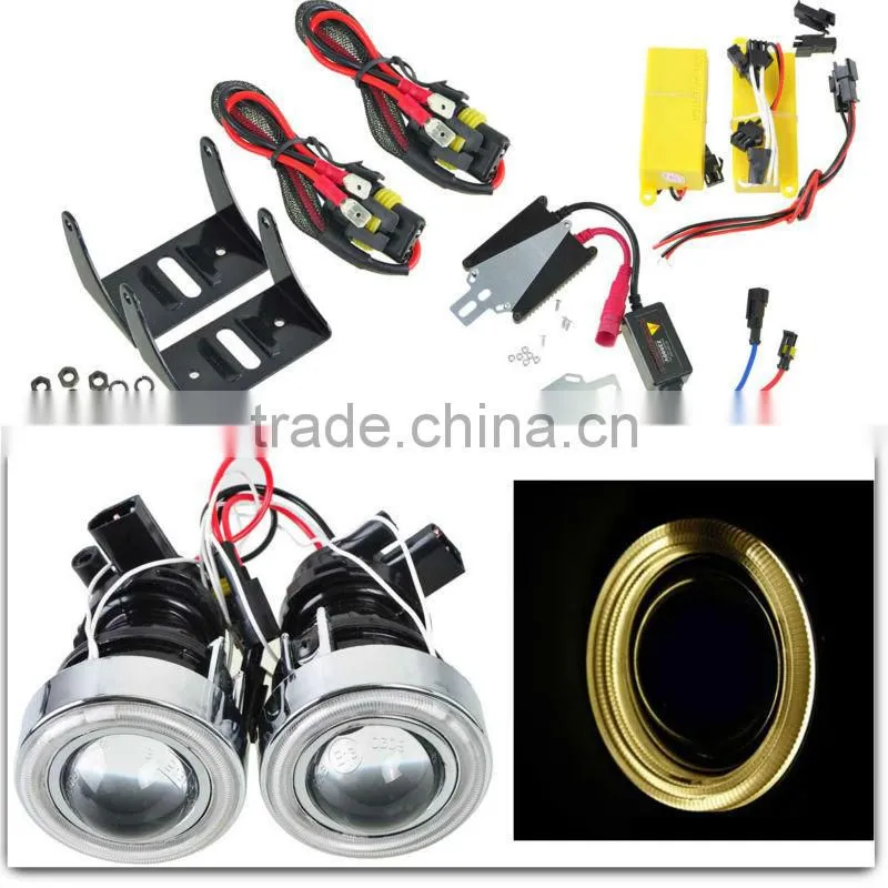 Car Angle Eye Fog light LED Fog lamp With HID Ballast 1day delivery