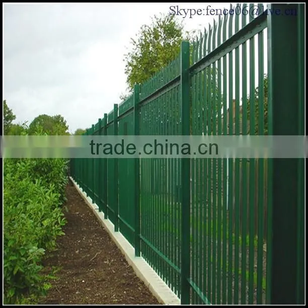 Palisade Fencing/Colourful W and D section pale Palisade Fence