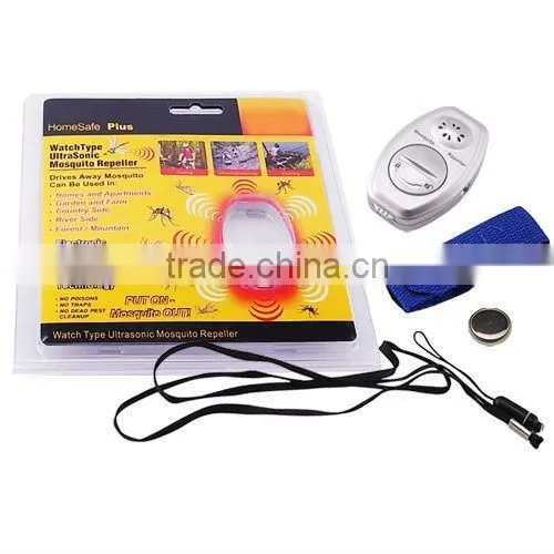 Watch-type Ultrasonic Electronic Anti Mosquito Killer Repeller Repellent Control