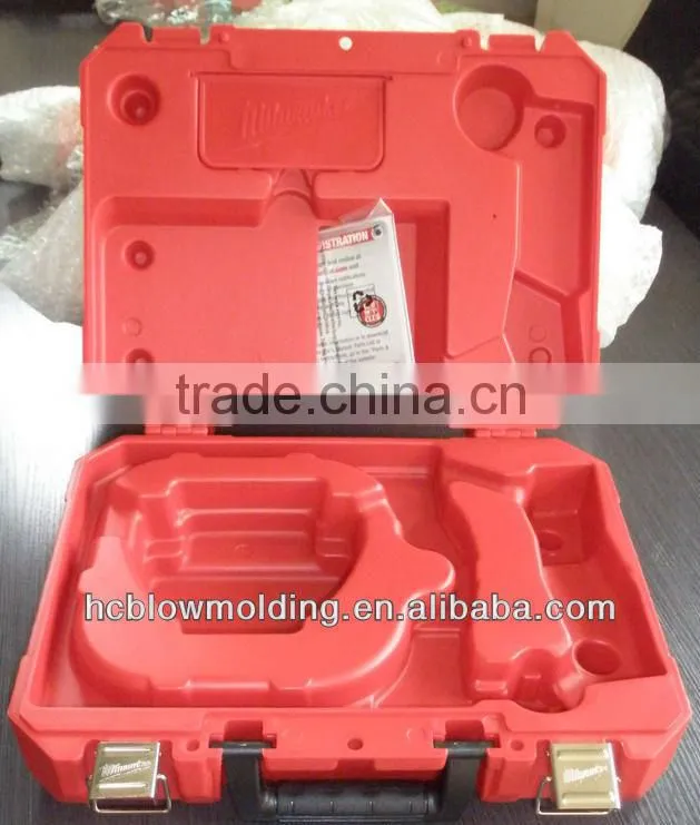 OEM blow molding plastic Carrying Tool Case hard plastic Wine carrying case